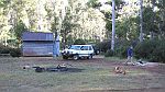 21-Lofty packs up after a great night at Mt Pinnibar Hut